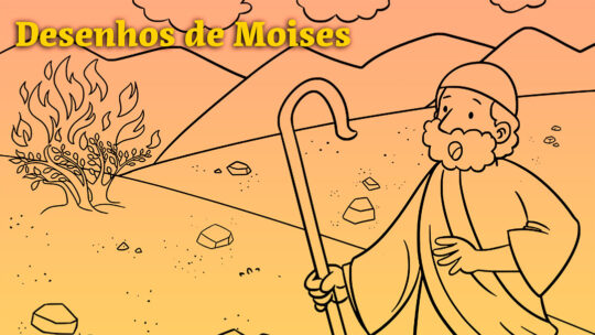 Desenhos para Colorir – Moises